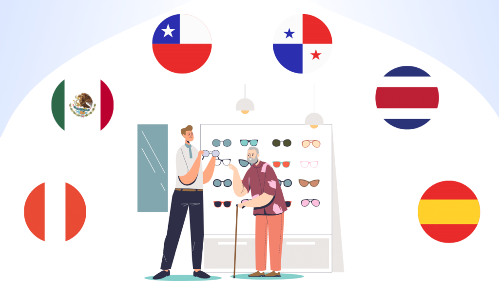 Opticas en los paises hispanihablantes